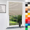 Aluminium Jalousie nach Maß, Endloskette, Kette, Monocomando, Maßanfertigung, für Fenster und Türen, Alu, Fenster, Klemmfix ohne Bohren (Beige, Höhe: 160cm x Breite: 55cm)
