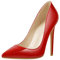 Only maker High Heels Stilettos Damen Klassische Pumps Elegant Lack Rot 40 EU