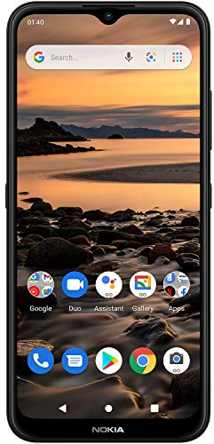 Nokia 1.4 | Android 10 (Go Edition) | Smartphone sbloccato | Batteria da 2 giorni | Dual SIM | Versione USA| 2/32 GB | Schermo da 6,51 pollici | Carbone