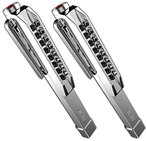 2er Set Magnet Taschenlampe mit 8 Hochleistungs-LEDs Arbeitsleuchte Handlampe Stablampe Stableuchte