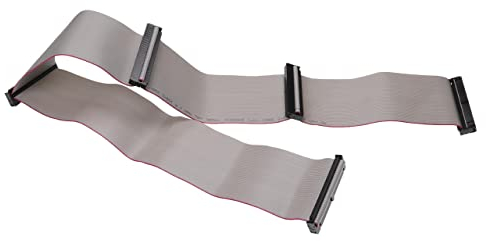 vhbw SCSI-Flachbandkabel zum Anschluss von 5 SCSI-Geräten - Innenkabel, 50-polig, 75 cm