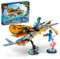 LEGO Avatar: The Way of Water Skimwing Adventure 75576 Building Toy Set for Kids, Boys, and Girls Ages 8+ (259 Pieces), Green,transparent