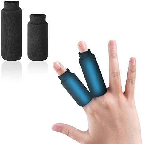 Finger Ice Sleeves Helthrelife Ice Packs for Fingers, Thumbs & Toes Hot Cold Therapy for Arthritis, tendinitis, Trigger Finger and Swollen Finger (2 PCS)