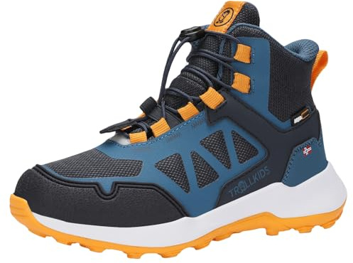 Trollkids Kids Oppland Hiker | Wasserdicht, Schnellschnürsystem, Robust, Reflektierende Details