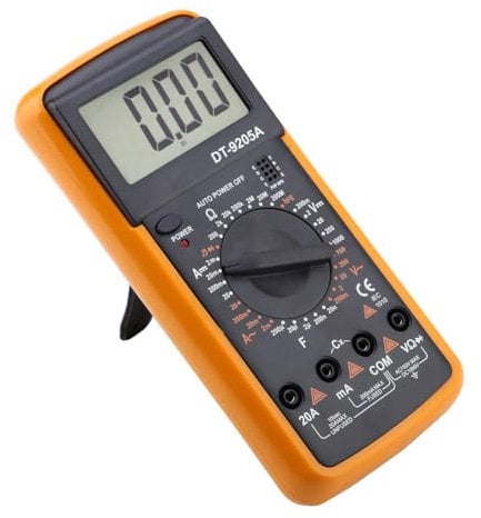 SQUADO Tester Multimetro Digitale Professione Cavi Puntali Protester Multimeter, Tester Portatile Con Cavi Puntali Protester