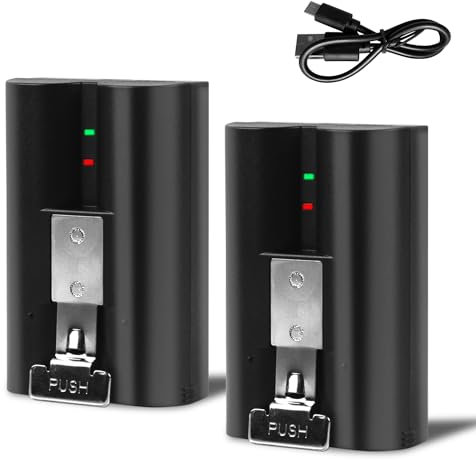 2-Pack 6040mAh Replacement Battery Compatible with with Ring Video Doorbell 2/3/3plus/4 Camera, Spotlight Camera and Stick Up Camera, Rechargeable Upgraded Lithium Li-ion Batteries 3.65V