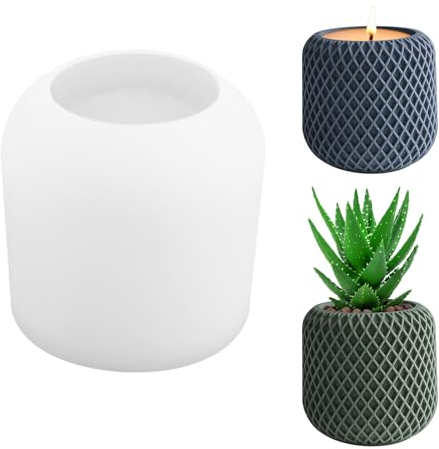 Stampi in silicone | Stampo in silicone per vaso 3D | Stampo in silicone | Grande stampo in silicone per vaso calcestruzzo | Festa della mamma fai da te stampi in silicone per la decorazione della