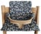 Kadem® Sitzkissen 100% Bio Baumwolle | Classic Kissen Sitzbezug Hochstuhlauflage | 2-teilig passend für Stokke Tripp Trapp Kinderhochstuhl | maschinenwaschbar einfache schnelle Befestigung | Lunaria