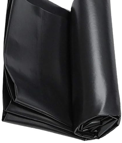Teichfolie HDPE Teichmembran 0.2mm Flexibel Teichmembran für Brunnen Wassergarten Wasserfall, Kann Wiederverwendet Faltbare Undurchlässige Folie, Einfaches Schneiden 5x4.0m 9x8.0m 11x12.0m(Größe:15x10