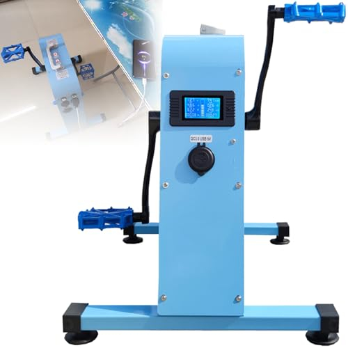 HENGCMM Generador de energía de Pedal portátil, generador de Motor de Fitness operado con el pie de 350 W Generador de Carga de Emergencia con Carga USB para computadora de teléfono móvil