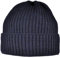 Breiter Strickmütze XXL für größere Köpfe Wintermütze Beanie aus Merinowolle Marine Strick XXL
