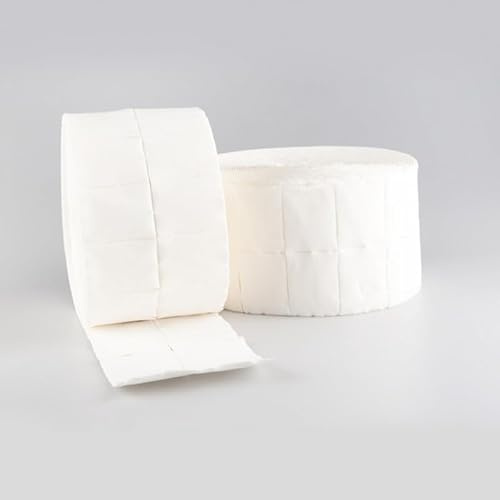 DHB Towels - Disposable Cellulose Swabs Extra on Roll – Cosmetic Swabs - 1000-Piece Roll