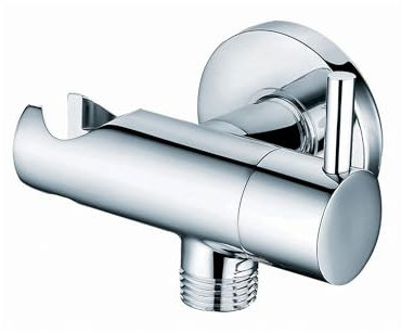 PAINI FRANCE ROBINETTERIE Applique murale à encastrée avec robinet d'arrêt rond Chromé - Douche et baignoire