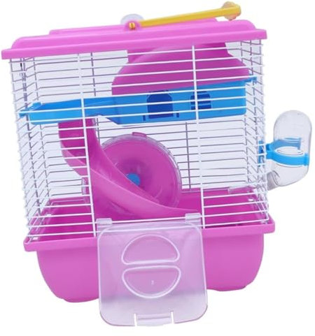 HamsterkäfigHamsterkäfig Villa Käfig for kleine Haustiere Hamster+Käfige Chinchillakäfig Haustierkäfig Rot