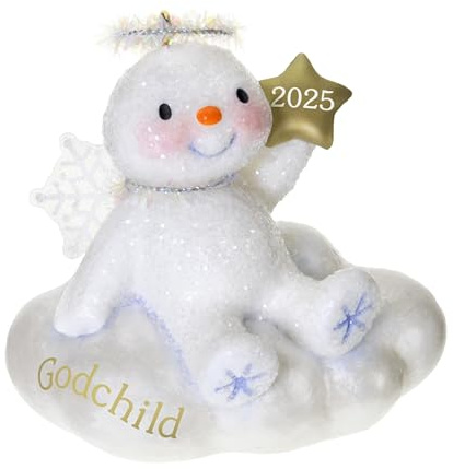 Hallmark Keepsake Christmas Ornament 2025, Godchild Snow Angel 2025