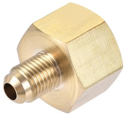 BYLSAGWHT 1/4'' 3/8'' 1/2'' SAE Male Flare To 1/4'' 1/2'' BSP Female Thread Pipe Adapter(1I4 SAE,1/2)