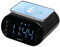 groov e Atlas II - Digital Alarm Clock with FM Radio, USB and Wireless Charging, LED Display, and Dual Alarm - USB or Rechargeable Battery Operated