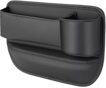 LccYanAi For BMW X3 F25 2011-2018 Seat Gap Storage Box,Car Crevice Storage Pockets Car Seat Gap Filler Organizer Storage Box Car Between Seats.,B-Erster Offizier-Black