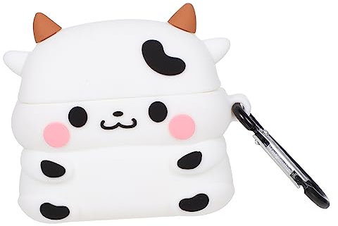 Gadpiparty 1 Stück Packung Kuhkopfhörerschutzgehäuse Bezaubernde kopfhörerhülle kabellose Kopfhörer Wireless kopfhörer Kopfhörerhülle aus Silikon Cartoon-Kopfhörerabdeckung