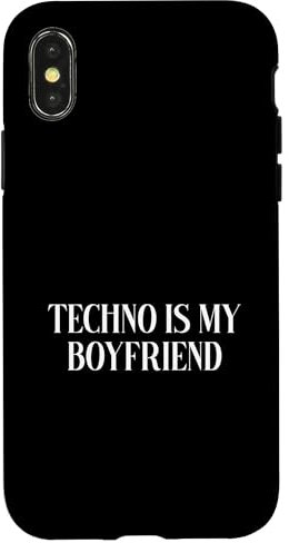 La techno est mon petit ami Coque pour iPhone X/XS