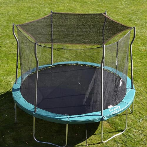 Trampolin Sonnenschutz Abdeckung, Ø 183 244 305 366 427 cm Trampolin Sonnenschutz Netz, T-rampolin Überdachung Abdeckung, UV-resistent Sonnensegel, Trampolinzubehör
