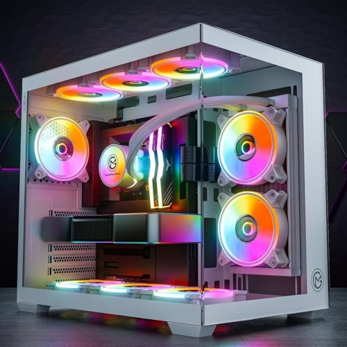 GameMachines Cube Snow Edition - Gaming PC - Wasserkühlung - AMD Ryzen 7 7700 - NVIDIA RTX 5060 Ti 16GB - 1000GB SSD - 32GB RGB DDR5 - WLAN - Windows 11 Pro