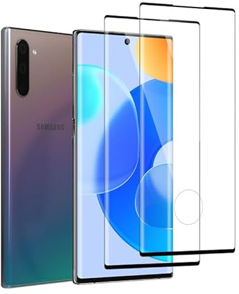 [2 Stück] für Panzerglas Samsung Galaxy Note 10 Plus Folie, Fall-Freundlich Displayfolie Samsung Note 10 Plus Schutzfolie, Ultrabeständig, Einfach Anzuwenden Displayschutz Schutzglas