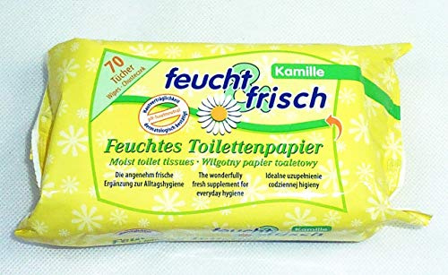 Nölken 70 Feuchttücher Kamille feuchtes Toilettenpapier