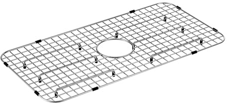 Moen GA719 Collection Stainless Steel Center Drain Bottom Grid Sink Accessory for Sink Bowls 29-Inches X 16-Inches
