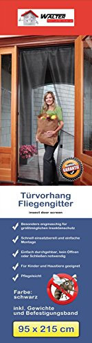 Insektenschutz Tür Vorhang 95x215cm Fliegengitter Lamellenvorhang Netz