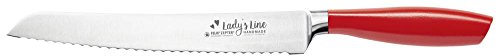 Felix Solingen Lady's Line Red Messer, Stahl, Rot, 35 x 5 x 1 cm
