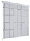 Festnight Duschrollo Eva Duschvorhang Wasserfest Schnelltrocknend Dusche Rollo Badewannenvorhang 140 x 240 cm mit Quadratmuster