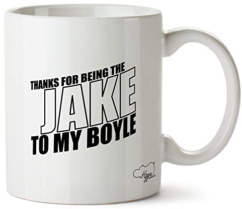 Hippowarehouse Thanks for Being The Jake to My Boyle Printed Mug Cup Ceramic 10oz