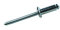 DIN 7337 Blindnieten St. Alu/Stahl Flachkopf 4,8 mm x 30 mm (100) Stück