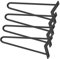 Wakects Set mit 4 schwarzen Möbelfüßen, aus Eisen, für Schreibtisch, Stühle, Tischbeine, Haarnadel, 2 Stangen, Tischbeine, Metall, DIY, Sitz für Retro- und Industriellen Spaß (12 Zoll)