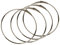 BigDean 4x Warenring Schlüsselring 150mm Ring mit Schnellverschluss