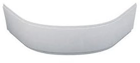 Porcher Tablier Frontal d'angle pour Baignoire Ulysse 135x135 cm en Acrylique Blanc