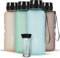 720°DGREE Gourde d'Eau 1,5l “uberBottle“ +Fruit-Infuseur, softTouch - Sans BPA, Anti-fuite - Bouteille XL - Water bottle, Bidon idéale pour Sport, Gym, Randonnée, Camping, Université, Voyage, Travail