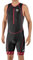 SLS3 Triathlon Einteiler Herren – Trisuit – Tri Anzug – Triathlonanzug FRT 2.0 – Designed by Athletes (Black/Red Stripes, M)