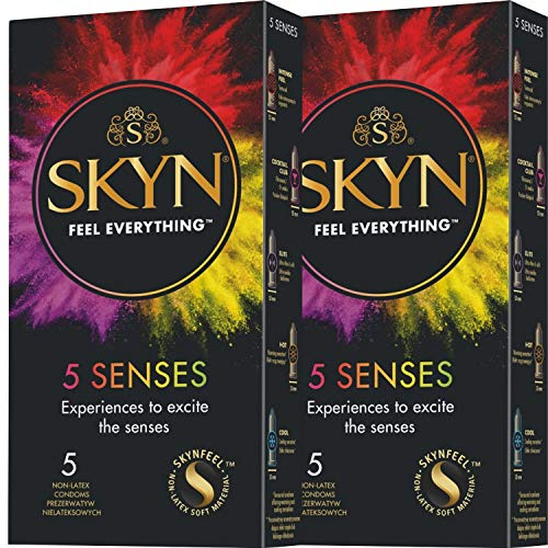 SKYN 5 Senses Kondome Mix - Latexfreie Kondome aus Sensoprene (2)