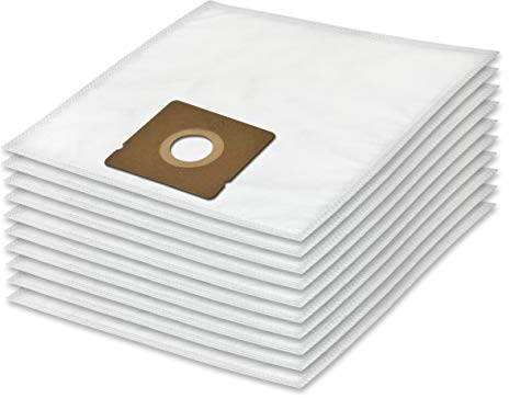 Invest - Lot de 10 sacs d'aspirateur de rechange, sacs filtrants compatibles avec ROWENTA : ZR003901, ZR 0041, RO 5253OA, RO 524321, RO 5227, RO 1855, Compacteo RO 1700-1799 - Blanc