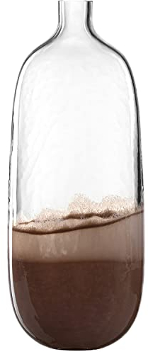 LEONARDO HOME Casolare 041671 Vase en verre Marron 50 cm
