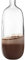 LEONARDO HOME Casolare 041671 Vase en verre Marron 50 cm