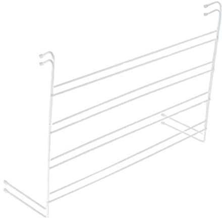 RTS Large 4 Tier Metal Radiator Airer Hanger - Clothes Dryer Towel Hanging Rack - Washing Laundry Drying Racks Rail - Indoor White Radiator Mounted Airer - Four Bar Lightweight Strong Airers - (2)