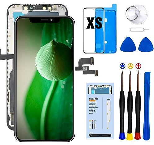 SIMDOG Ersatz-LCD-Display für iPhone 10S Xs 14,7 cm (5,8 Zoll), 3D-Touchscreen-Display, Digitizer, Reparatur-Kits, iPhone Xs, Sichtschutz mit Reparaturwerkzeugen für A1920/A2097/A2098/A2099/A2100