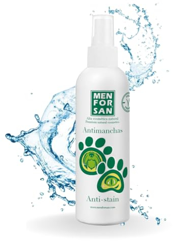 MENFORSAN Antimanchas Ojos para Perros y Gatos | Quita Manchas en el Contorno del Ojo y el Hocico | Aloe Vera, Manzanilla y Romero | Natural | 125 ml