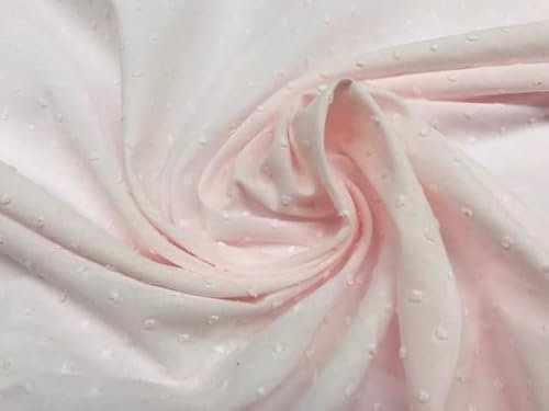 Tissu en plumeti, plumeti rose, tissus pour enfants, tissus pour robe, accessoires 100 % coton, tissu au mètre, 1 mètre x 150 cm