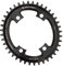 Wolf Tooth elíptica 107 BCD - Plato ovalado para bicicleta de carretera SRAM (38 dientes, Drop-Stop B, PowerTrac, MTB)
