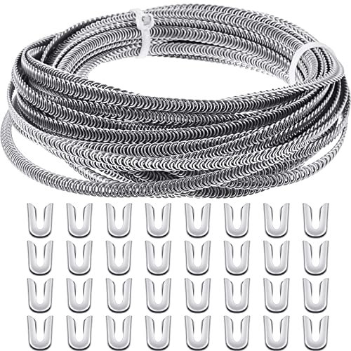 16 Yards 15,2 m Korsett Knochen zum Nähen, Spirale, Metallstäbchen mit 32 Spitzen, Edelstahl-Korsett, Ausbeinstäbchen, 0,6 cm Knochen zum Nähen von Kostümen