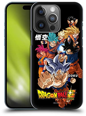 Head Case Designs Officially Licensed Dragon Ball Super Goku Universe Survival Characters Hard Back Case Compatible With Apple iPhone 14 Pro
